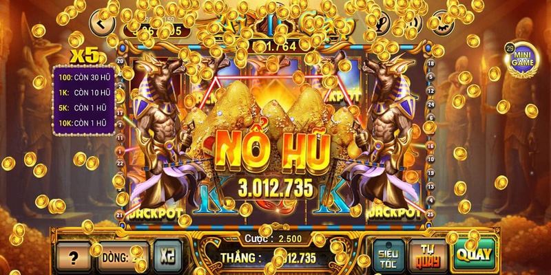Slot cổ điển 3 cuộn giao diện đơn giản, dễ trúng thưởng