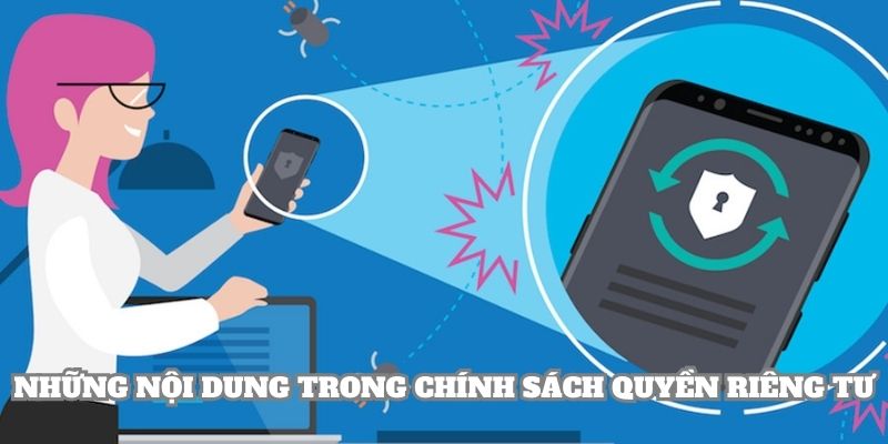 Một vài nội dung mà anh em có thể tìm kiếm trong quyền riêng tư